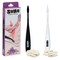 SoHo Urban Artist Pastel Blender Knife - Set of 2 - 1 Pack - Soft Pastel Blending Tools w/ 20 Mixed Foam Covers - Oval & Pointed Applicator - Plastic Palette Knife Set for Blending Soft Pastels & Charcoal